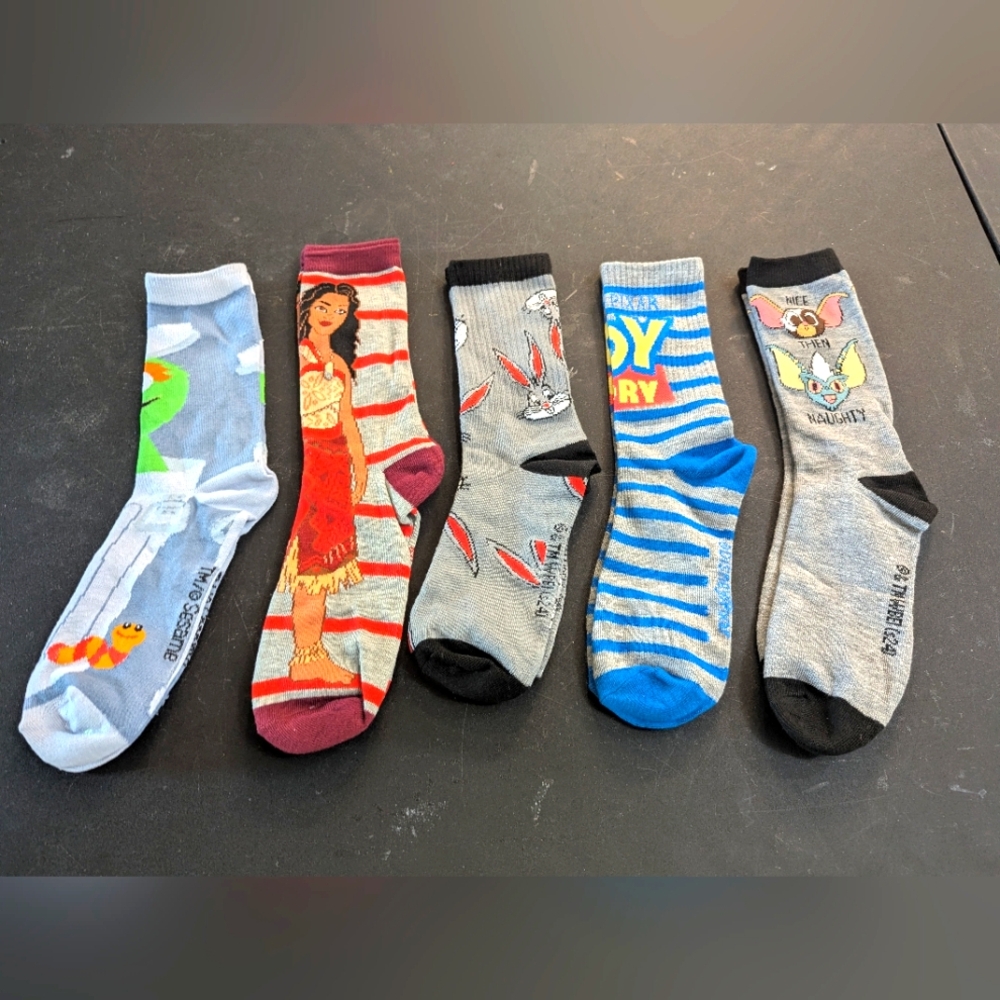 Graphic Cartoon Socks